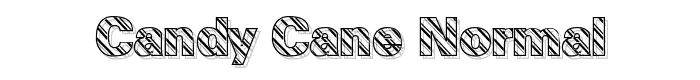 Candy Cane Normal font